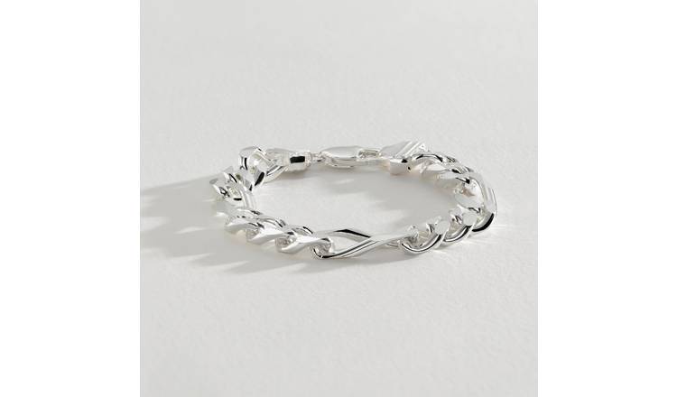Revere Sterling Silver Figaro Chain Bracelet