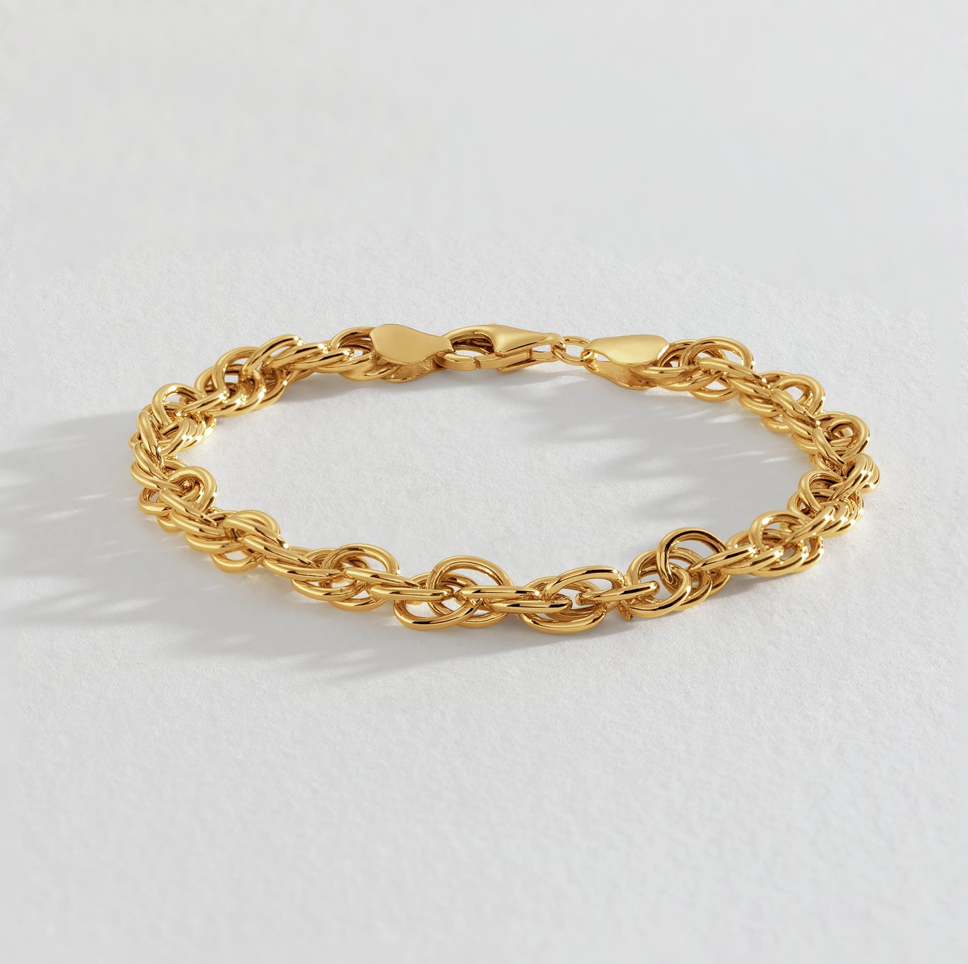 Revere Gold Plated Sterling Silver Twisted Bracelet