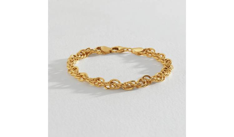 Revere Gold Plated Sterling Silver Twisted Bracelet