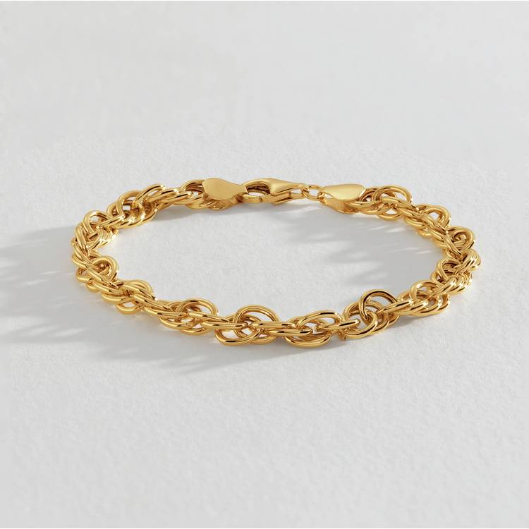 Revere Gold Plated Sterling Silver Twisted Bracelet 0