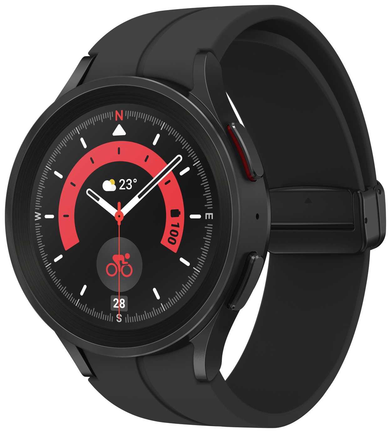Samsung Galaxy Watch5 Pro 45mm Titanium Smart Watch - Black