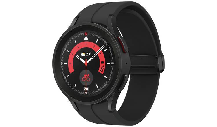 Samsung Galaxy Watch5 Pro 45mm Titanium Smart Watch - Black 0