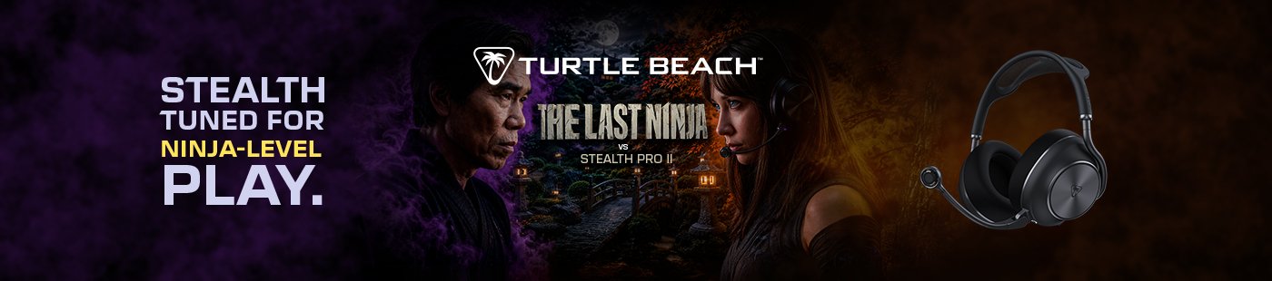 Turtle Beach. Stealth tuned for ninja-level play.