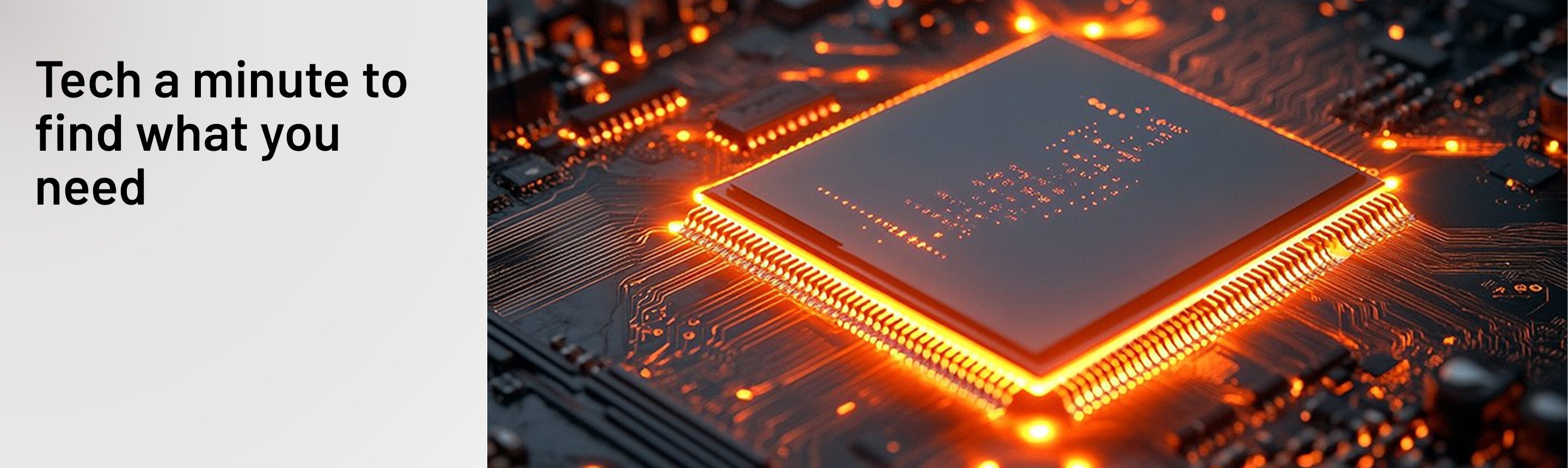 A computer processing chip.