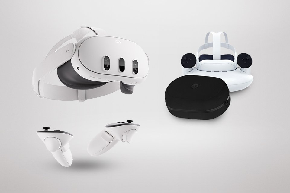 Buy a selected Meta Quest 3 VR headset. And get a stealth charging station and case bundle for £35.