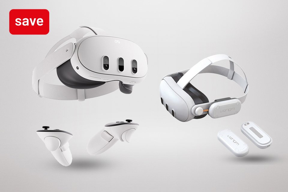 Save 30% on the Venom power bank. When bought with a Meta Quest VR headset.