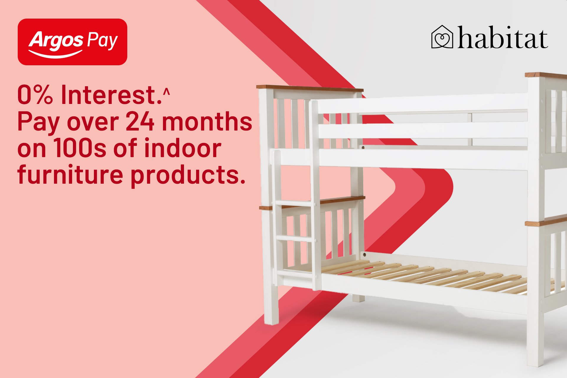 With Argos Pay, it's possible. ^Argos Pay Representative Example: Representative 34.9% APR (variable), 34.95% PA purchase rate (variable), £1200 assumed credit limit. Offer subject to status.*