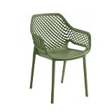 Plastic chairs.