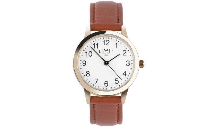 Limit Ladies Brown Polyurethane Strap Watch