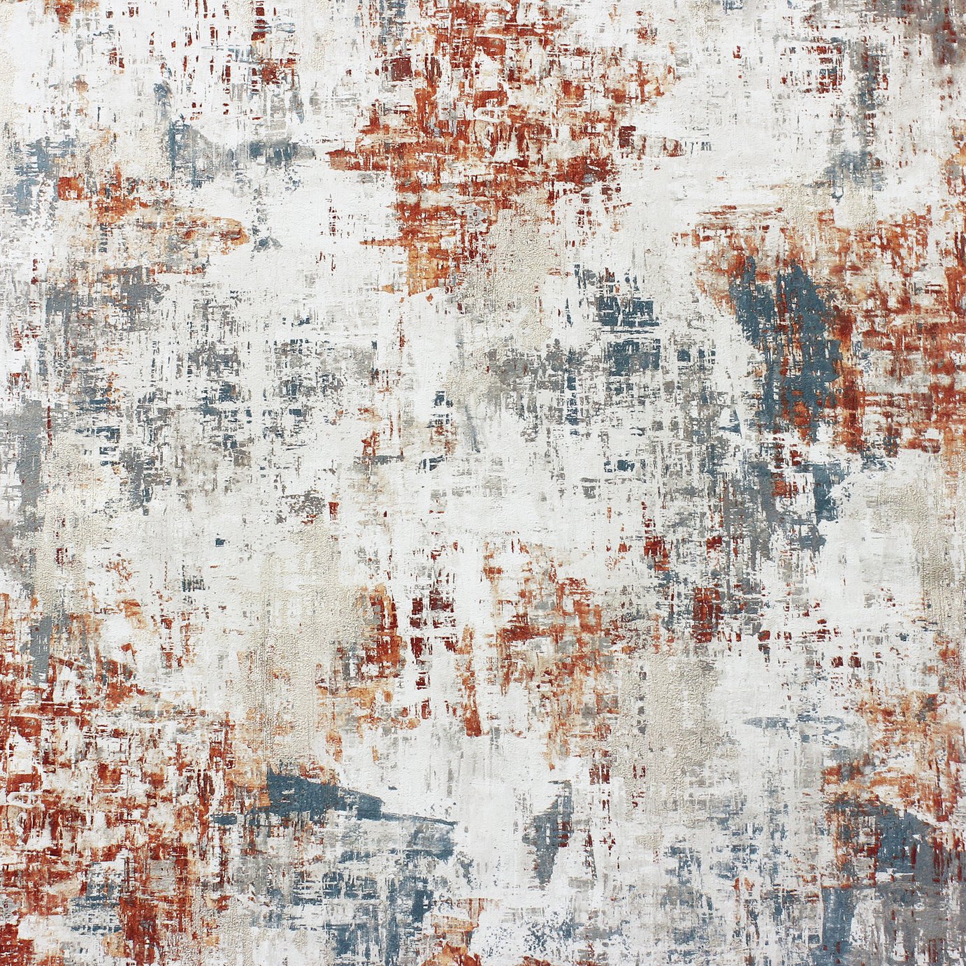 Arthouse Abstract Texture Copper/Navy Wallpaper