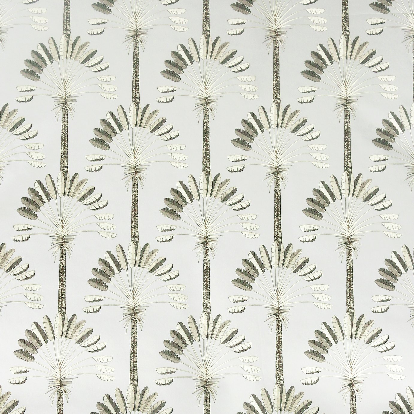 Arthouse Palm Palace Wallpaper - Cream/Gold