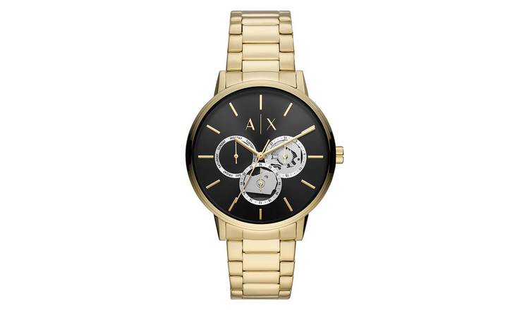 Argos armani on sale watch gold