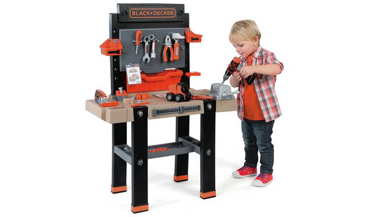 Smoby Giant Black and Decker Toy Workbench-Argos - Pretend Play