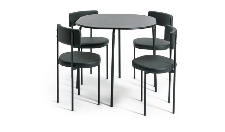 Table and clearance chairs metal