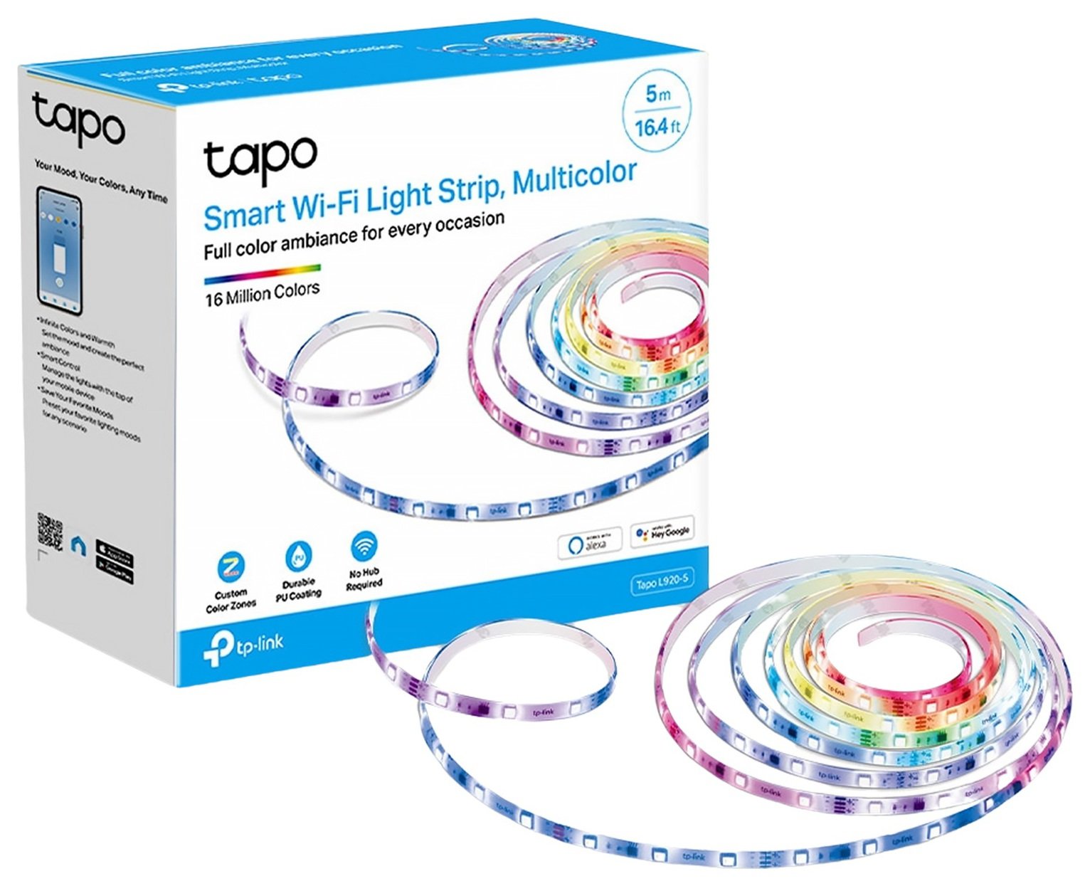 TP-Link Tapo L920-5 Smart Wi-Fi Multicolor LED Light Strip