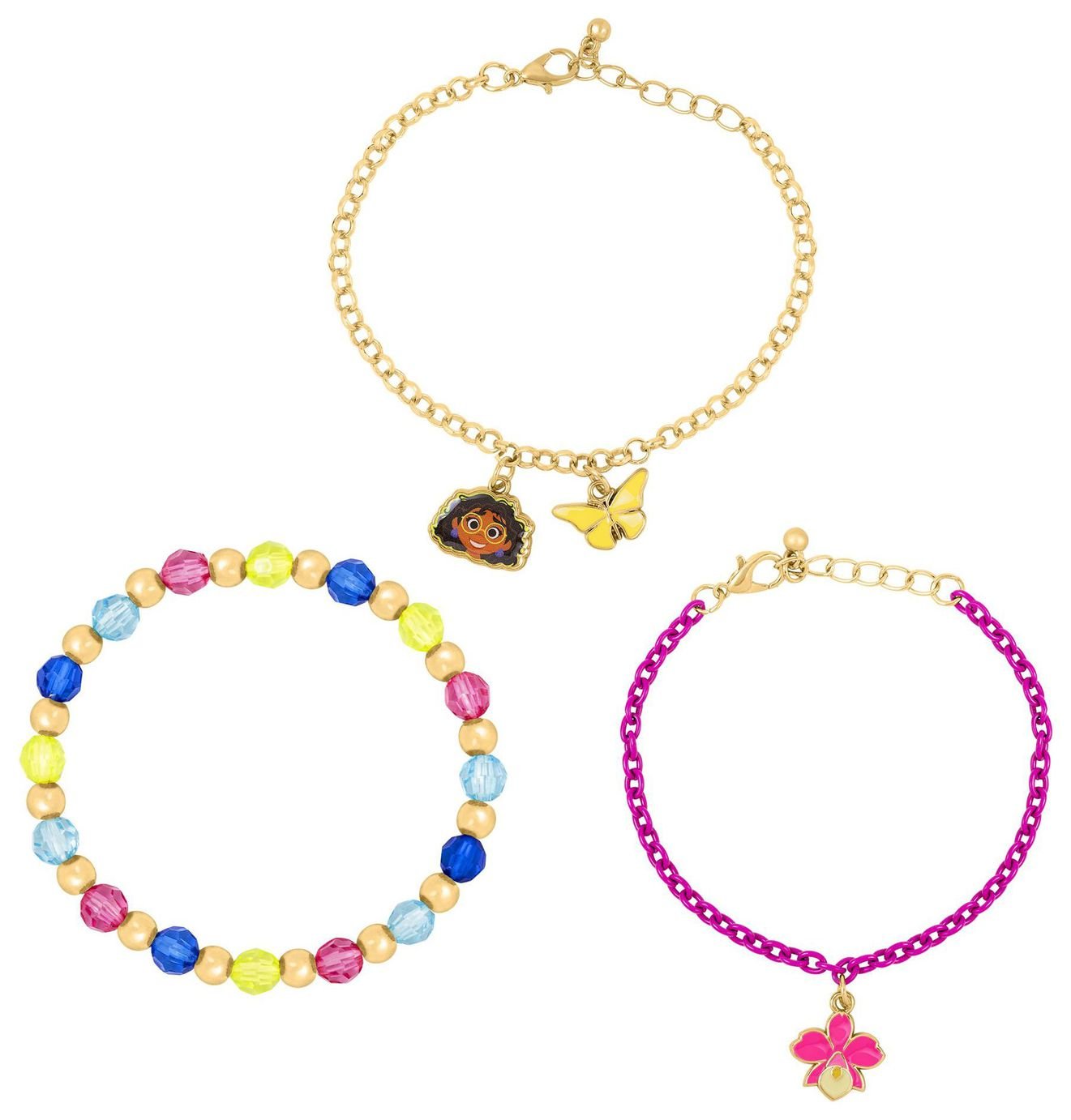 Disney Multicoloured Mirabel Encanto Bracelet - Set of 3