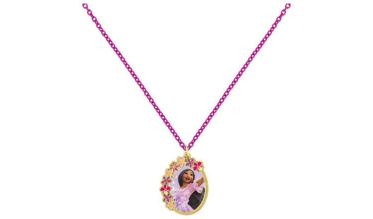 Disney Pink Encanto Isabella Charm Necklace