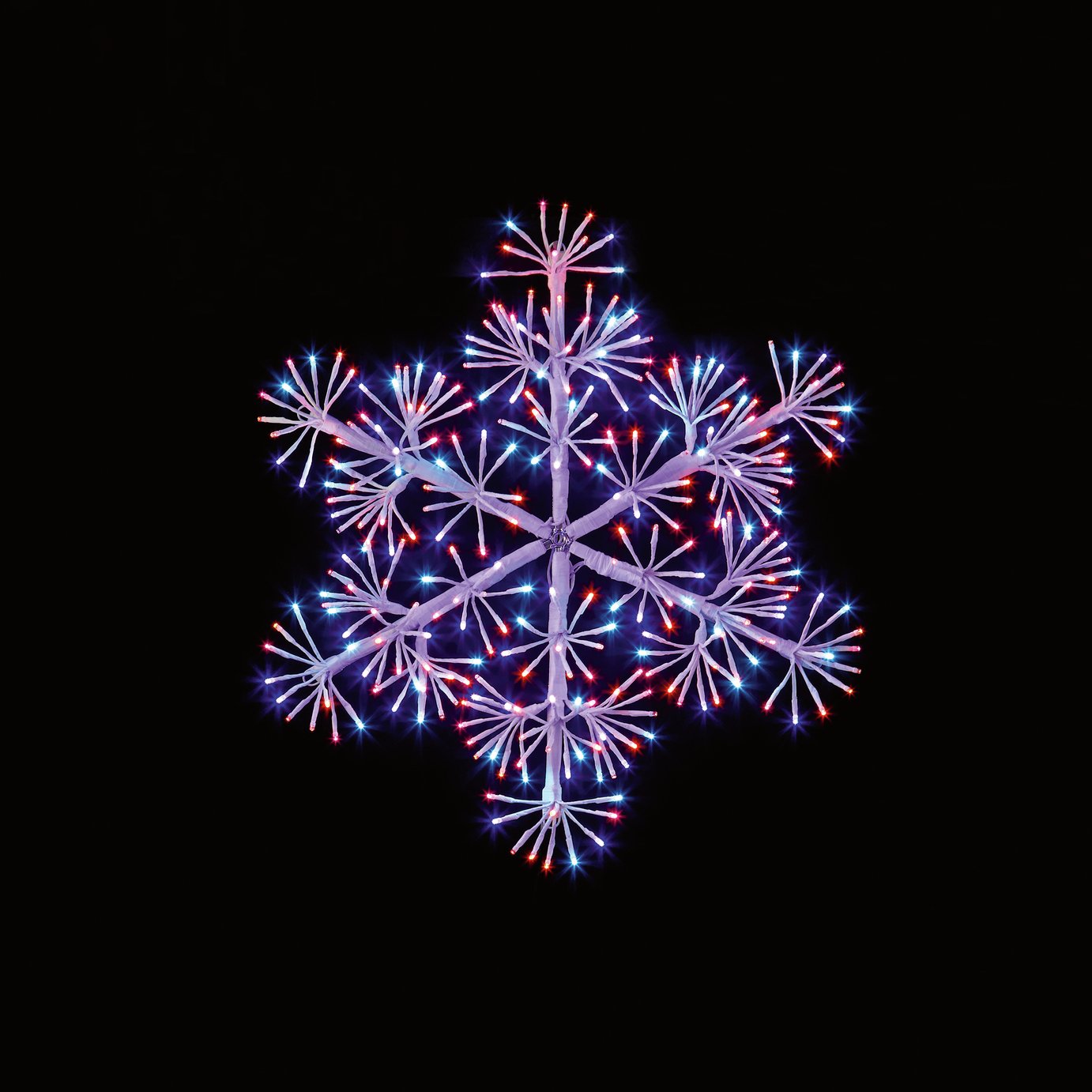 Premier Decorations Multicoloured Snowflake Christmas Light
