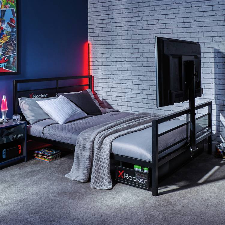 X Rocker Basecamp TV and Gaming Bed - Double 0