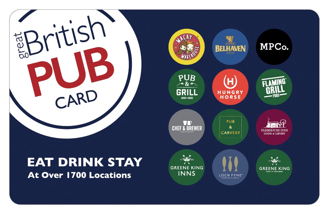 Great British Pub 25 GBP Gift Card