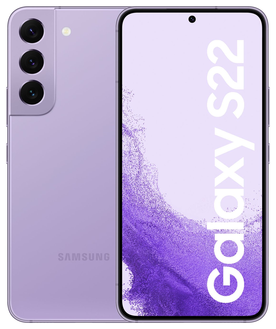 SIM Free Samsung S22 5G 128GB Mobile Phone - Purple