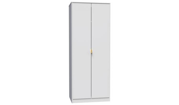 Messina 2 Door Wardrobe - White