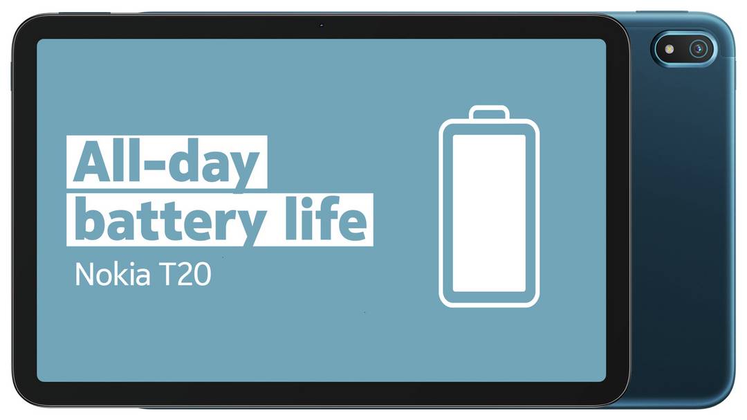 Nokia T20 10.4 Inch 64GB Wi-Fi Tablet - Blue