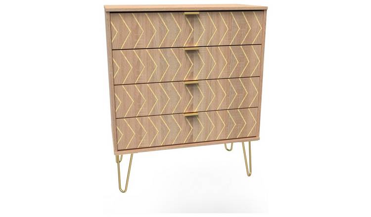 Tivoli 4 Drawer Chest - Oak