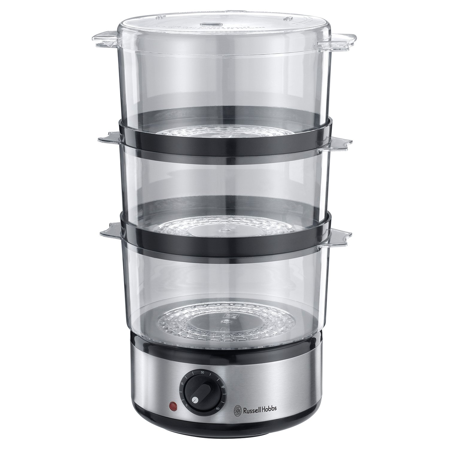 Russell Hobbs 3 Tier Plastic Food Steamer 14453