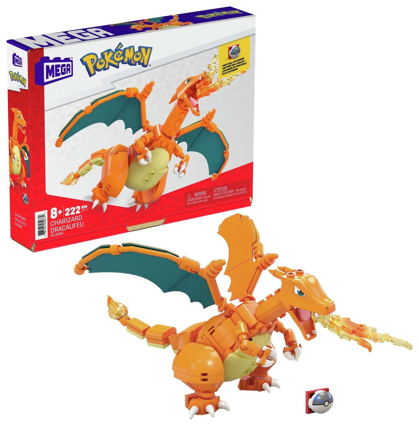 Mega Pokémon Charizard Building Set