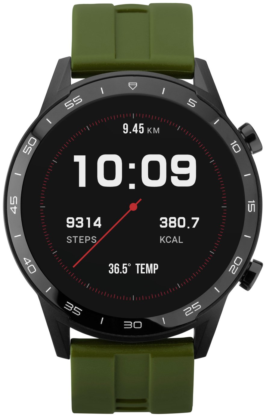 Sekonda Active Green Silicone Strap Smart Watch