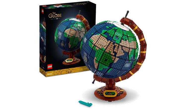 Buy LEGO Ideas The Globe Spinning Model Set for Adults 21332