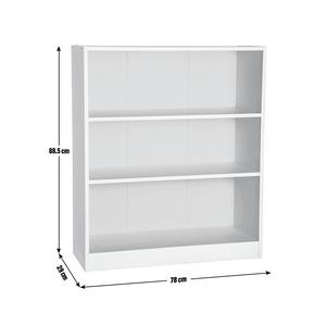 Buy Argos Home Malibu Short Wood Effect Bookcase White
