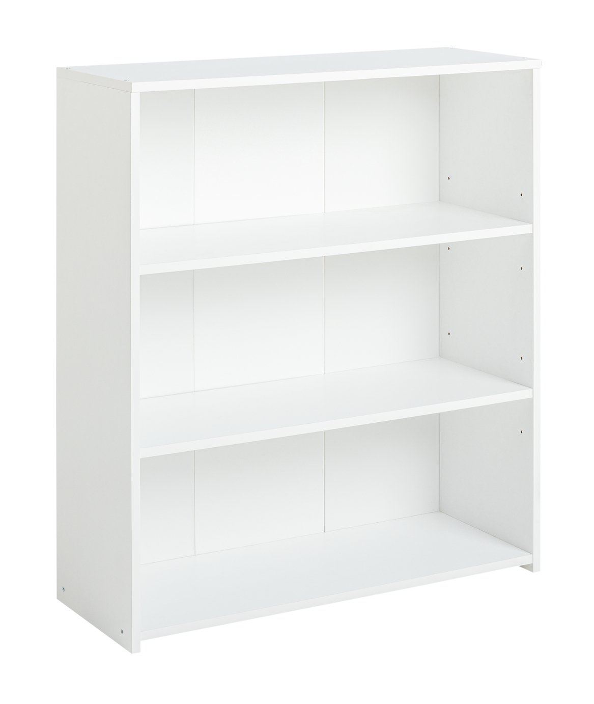 Argos Home Malibu Short Wood Effect Bookcase - White
