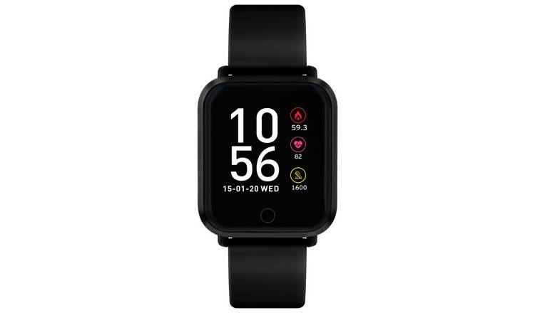 Reflex Active Series 6 Black Silicone Strap Smart Watch