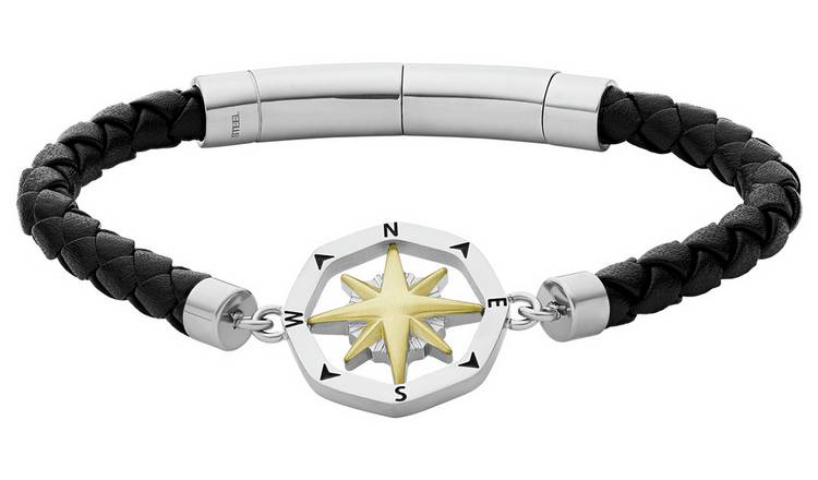 Mens on sale compass bracelet