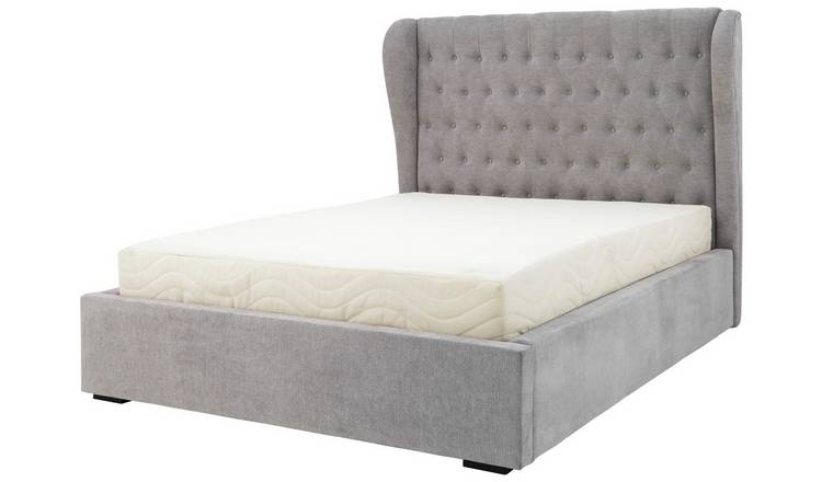GFW Dakota Kingsize End Lift Ottoman Fabric Bed Frame -Grey