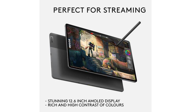 Buy Lenovo P12 Pro 12.6 Inch 256Gb Wi-Fi Tablet - Grey | Tablets | Argos