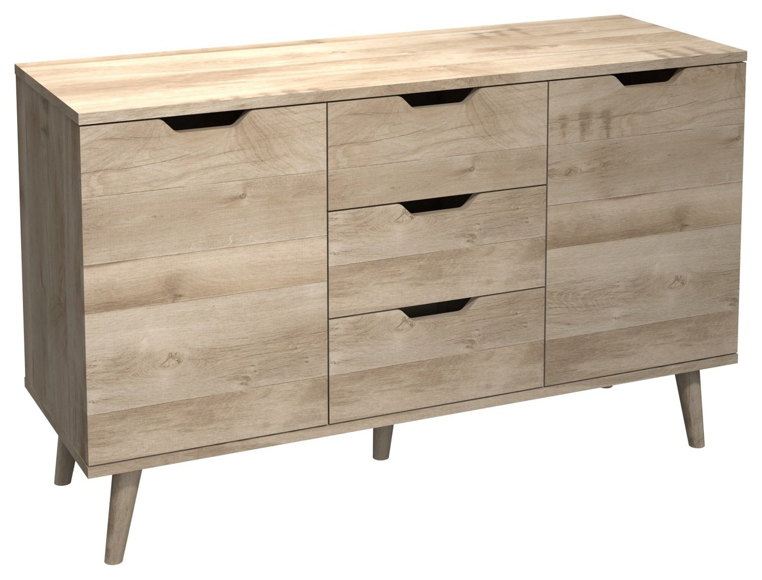 One Call Sherwood 2 Door Sideboard - Oak