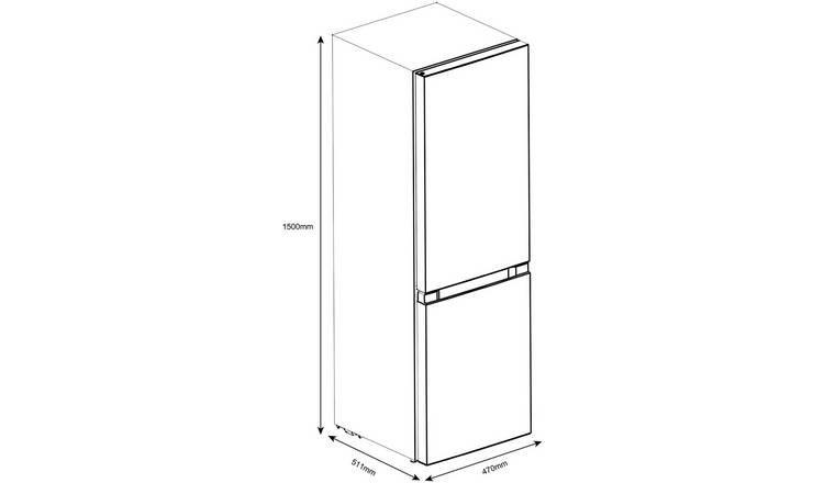 Argos bush 2024 fridge freezer