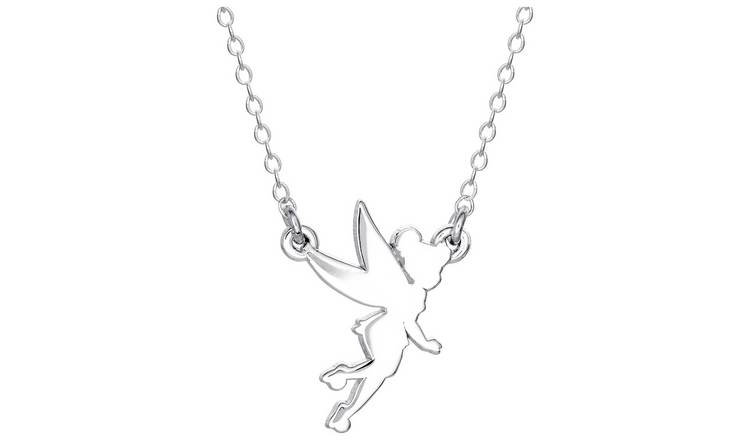 Disney Sterling Silver Tinkerbell Pendant Necklace