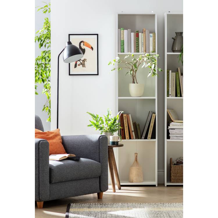 Argos Home Malibu Narrow Bookcase - White 0