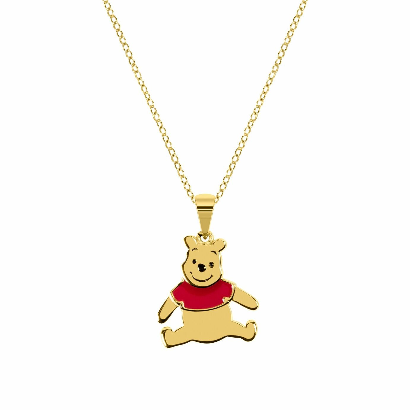 Disney Gold Coloured Silver Winnie The Pooh Necklace