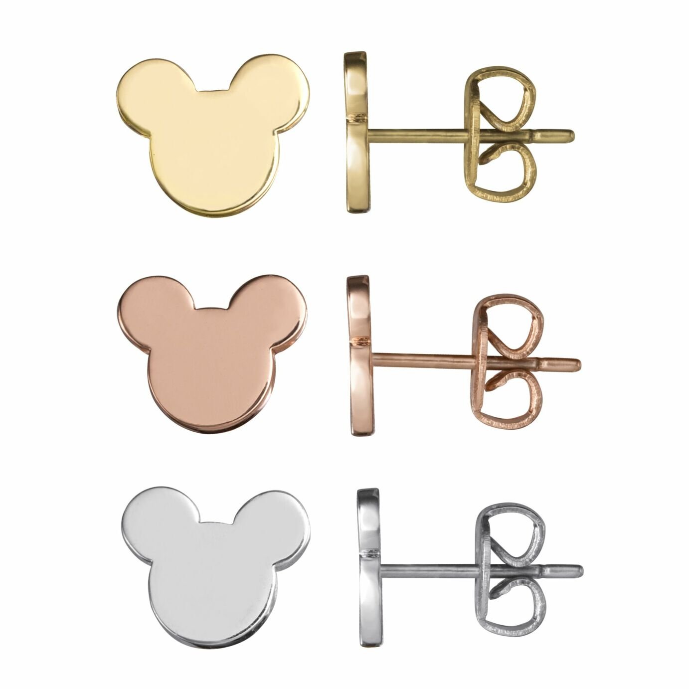 Disney Multicolour Mickey Mouse Stud Earrings Set of 3