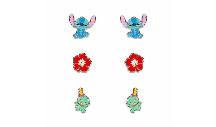 Lilo and stitch earrings 2024 sterling silver