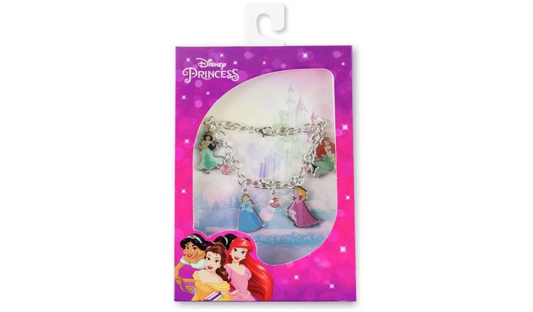 Buy Disney Silver Coloured Crystal Princess Charm Bracelet Kids beads and charms Argos