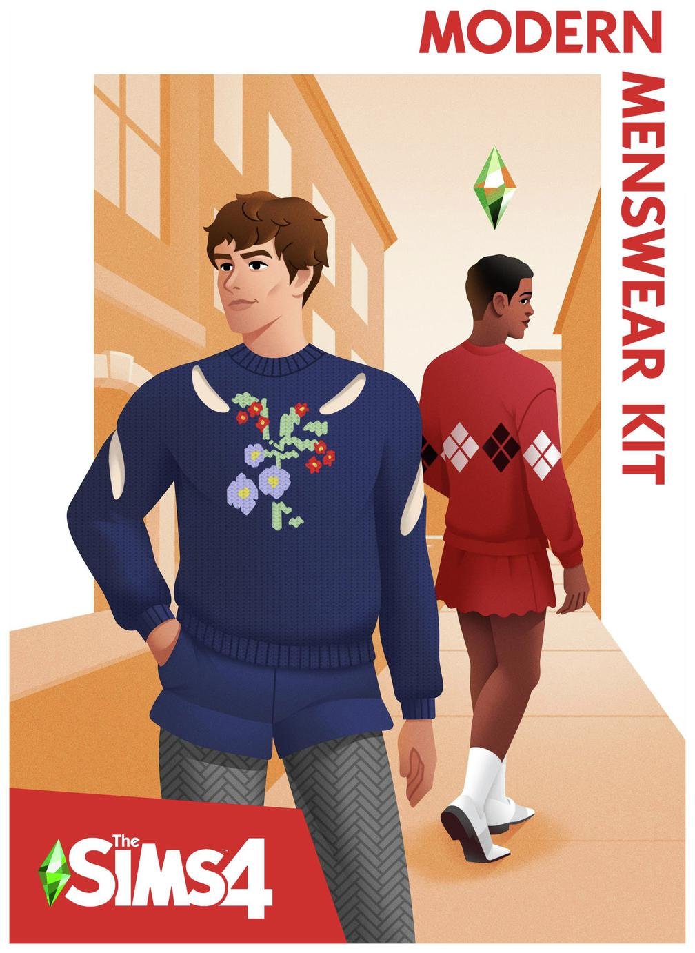 The Sims 4 Modern Menswear Kit PC Game