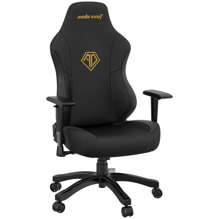 Anda Seat Phantom Office Gaming Chair - Black & Gold 0