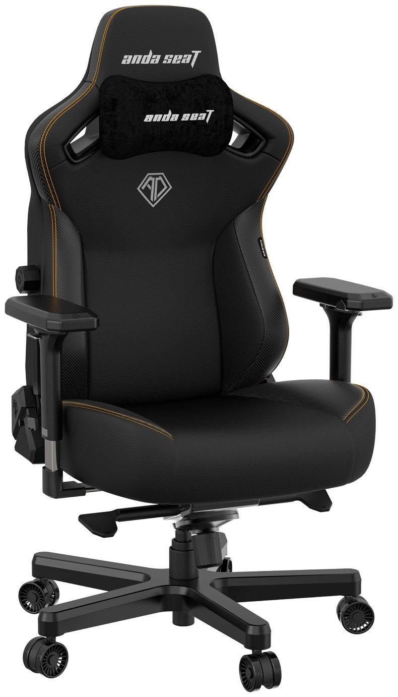 Anda Seat Kaiser PVC Ergonomic Office Gaming Chair - Black