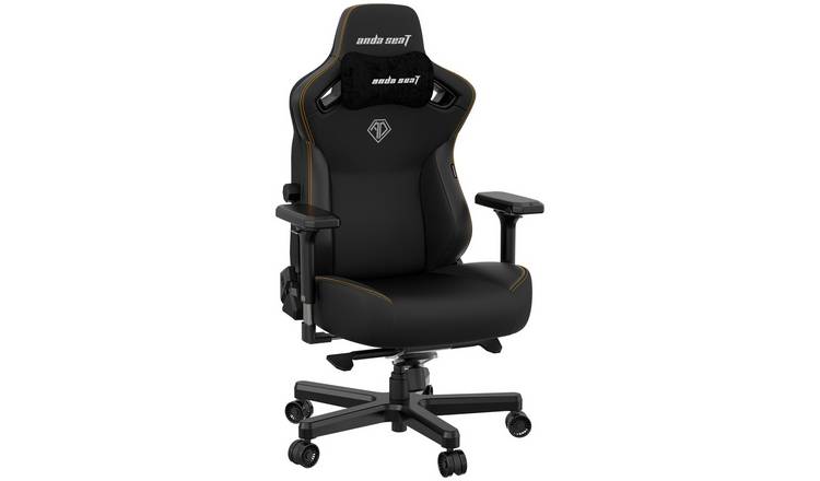 Anda Seat Kaiser PVC Office Gaming Chair - Black